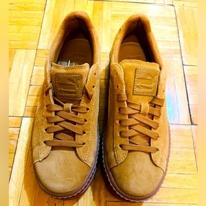 Mayze Stack Suede Women’s Sneakers. Classic look with a modern flare.